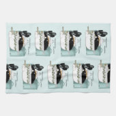 Gebak Chef Cat Blue Theedoek (Horizontaal)