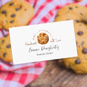 Gebak Chef Cookie Baker Chocolade Chip Waterverf Visitekaartje