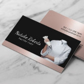 Gebak Chef Modern Roos Gold Border Cake Bakkerij Visitekaartje