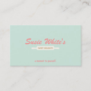 Gebak Chef Rolling Pin Leuke Retro Bakkers No. 3 Visitekaartje