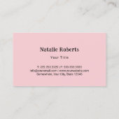 Gebak Chef Schattige Cupcakes Rustieke Kraft Bakke Visitekaartje (Achterkant)