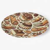 Gebak & Dessert Papier Borden Papieren Bordje (Gekanteld)