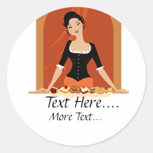 Gebak Lady Sticker