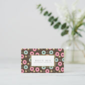 Gebakjes bakker Donut Cake Decorateur Visitekaartje (Staand voorkant)