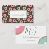 Gebakjes bakker Donut Cake Decorateur Visitekaartje (Voorkant / Achterkant)
