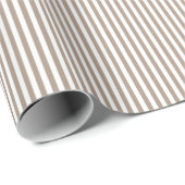 Gebakken Aardappel Bruin & Witte Strepen Cadeaupapier (Rol Hoek)