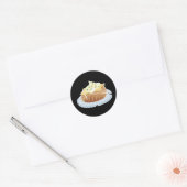 gebakken aardappel ronde sticker (Envelop)