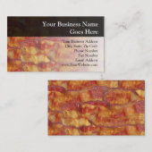 Gebakken baconreep visitekaartje (Voorkant / Achterkant)