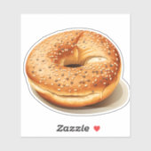 gebakken bagel sticker (Vel)