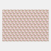 Gebakken Bombe Alaska Ice Cream Cake Dessert Voeds Inpakpapier Vel (Voorkant)