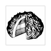 Gebakken Bombe Alaska Ice Cream Cake Dessert Voeds Rubberstempel (Afrduk)