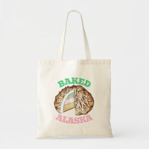 Gebakken Bombe Alaska Ice Cream Cake Dessert Voeds Tote Bag