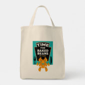 Gebakken bonen op toast tote bag (Achterkant)