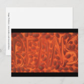 Gebakken bonenkaart (Voorkant / Achterkant)