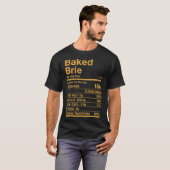 Gebakken Brie Voeding Feiten Kaas Gift T-shirt (Voorkant volledig)