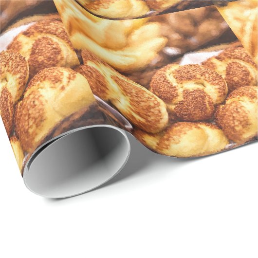 gebakken brood, vers cadeaupapier (Rol Hoek)