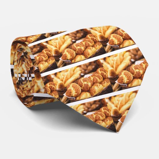 gebakken brood, vers stropdas (Opgerold)