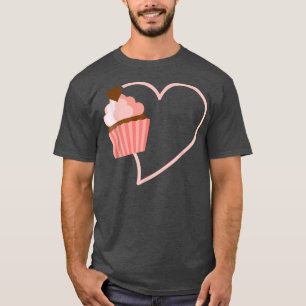 gebakken cake schattig bakkerijsnoepje bakken t-shirt