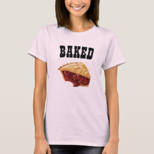 Gebakken Cherrie Pie zwangerschap Grappig T-shirt