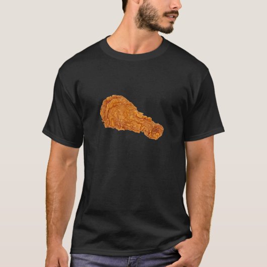 Gebakken Chicken Leg Drumstick T Shirt (Voorkant)