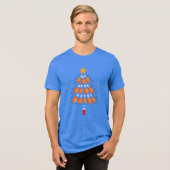 Gebakken Chicken Lovers Funny Christmas T-shirt (Voorkant volledig)