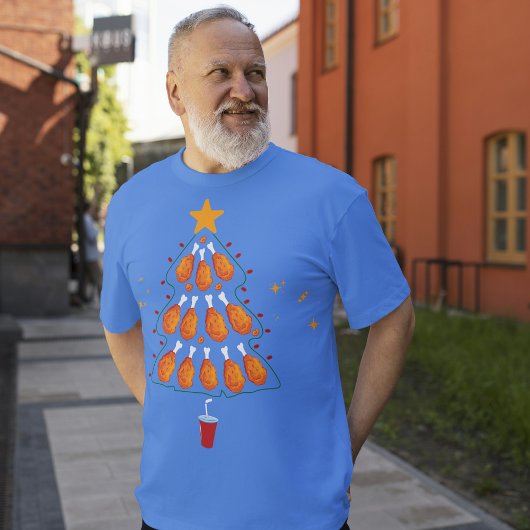 Gebakken Chicken Lovers Funny Christmas T-shirt