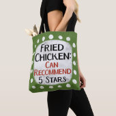 Gebakken Chicken Review 5 sterren Canvas tas (Dichtbij)