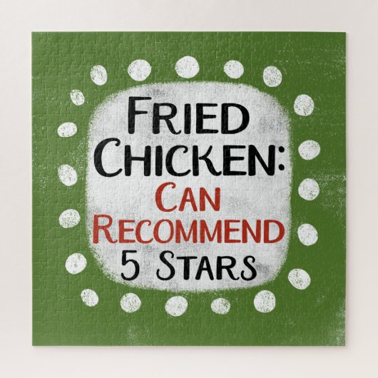 Gebakken Chicken Review 5 Sterren Jigsaw Puzzel (Verticaal)