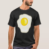 Gebakken Egg Shirt Cool Sunny Side Up Egg Lovers T (Voorkant)