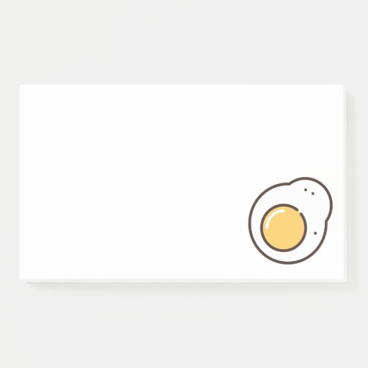 gebakken ei post-it® notes (Voorkant)