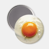 Gebakken Ei Zonnige kant-en-klaar Foto Magneet (Voorkant / Achterkant)