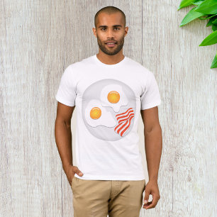 Gebakken eieren en spek ontbijt t-shirt
