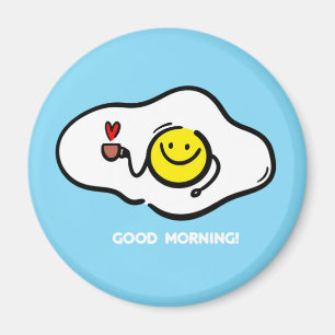 Gebakken eieren goedemorgen magneet