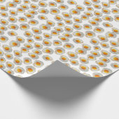 Gebakken eieren patroon cadeaupapier (Hoek)