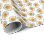 Gebakken eieren patroon cadeaupapier (Rol Hoek)