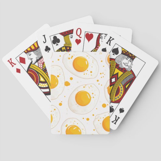 Gebakken eieren pokerkaarten (Achterkant)