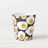 Gebakken eieren voor het ontbijt latte mok (Voorkant)