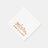 Gebakken en gebroken Thanksgiving Servet (Hoek)