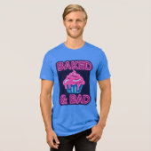 Gebakken en slecht Tri-Blend shirt (Voorkant volledig)