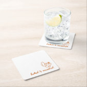 gebakken en vernielde kalkoen kartonnen onderzetters (Insitu)