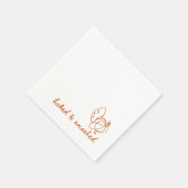 gebakken en vernielde kalkoen servet (Hoek)