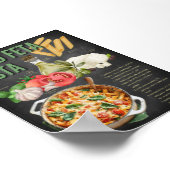 Gebakken Feta Pasta Recept Krijtbord Print (Hoek)