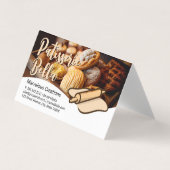 gebakken gebak | Rolling Pin and Dough Visitekaartje (Voorkant)