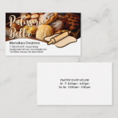 Gebakken gebak | Rolling Pin en Dough Business Ca Visitekaartje (Voorkant / Achterkant)