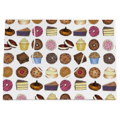 Gebakken Goederen Donut Taart Cupcake Brownie Food Large Cadeautasje (Voorkant)