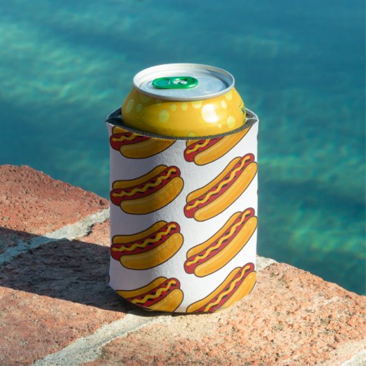 Gebakken Hotdog Patroon Blikjeskoeler (Insitu Zwembad)