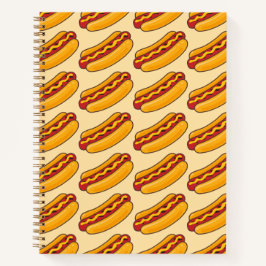 Gebakken Hotdog Patroon Notitieboek