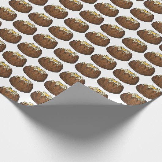 Gebakken jas aardappelen boter hete aardappel Idah Cadeaupapier (Hoek)