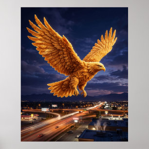 Gebakken Kip Adelaar Poster