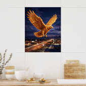 Gebakken Kip Adelaar Poster (Keuken)